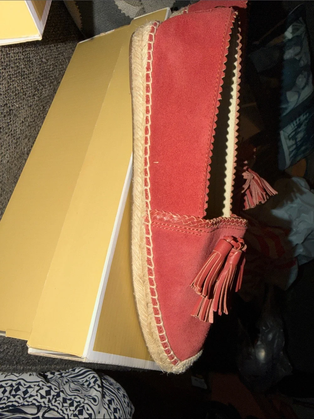 MICHAEL Michael Kors Terracotta Tassel Espadrille Slip-Ons